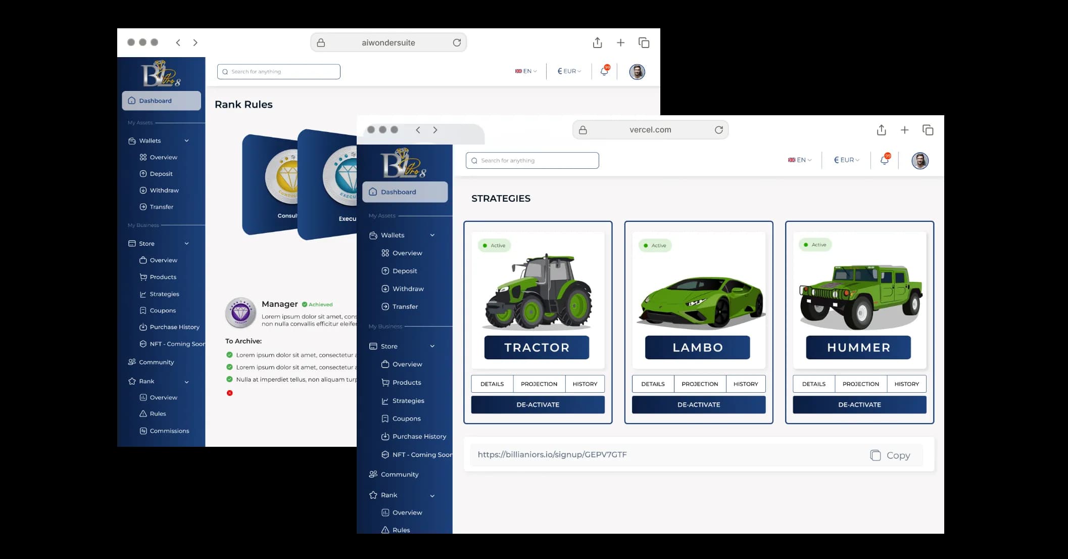 SoftBuilders Software Design LLC : Billionarios Pro: Revolutionizing Automated Trading and Real Estate Investments