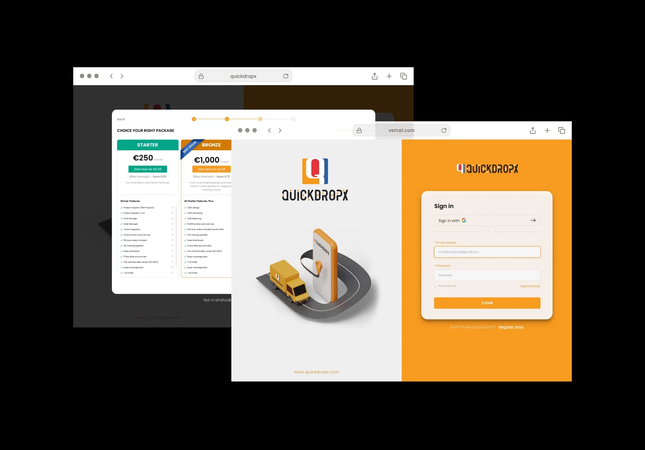 SoftBuilders Software Design LLC : QuickDropX: Streamlined Dropshipping Automation Platform